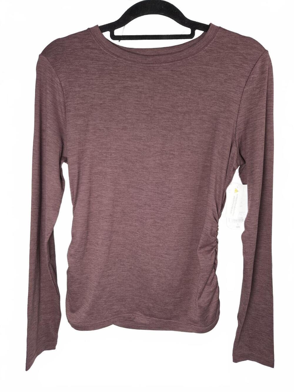 JCPenney Huckelberry Melange Fitted Long Sleeve Tee Size M